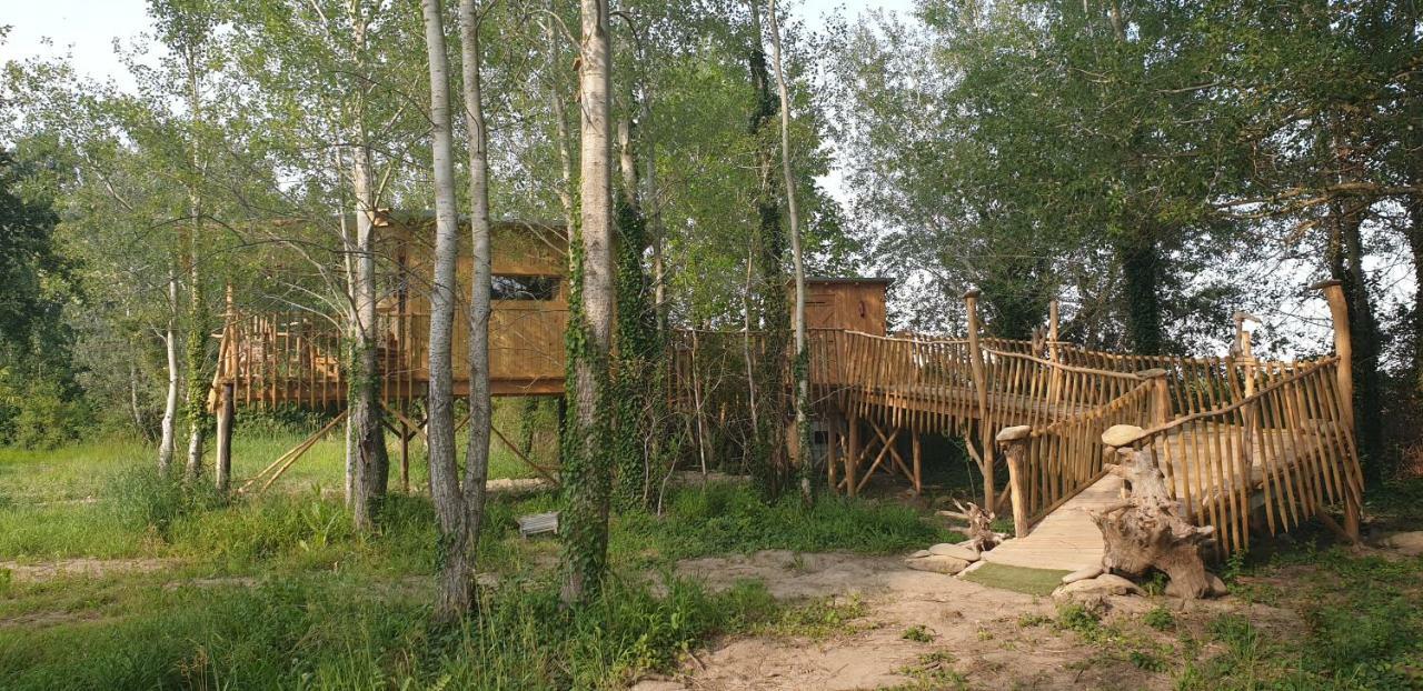 La Cabane Perchee Villelaure Exterior photo